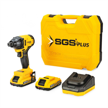 SGS5500 - 20 Volt 2 Amper Akülü Darbeli Vidalama Seti Kömürsüz Motor 330Nm