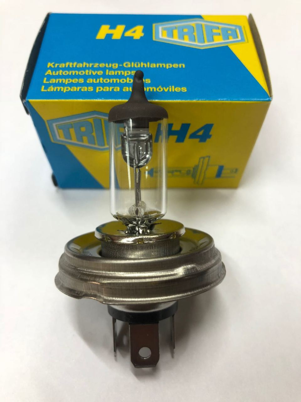 TRİFA 12 Volt H4 45T Civalı Far Ampulü Tablalı