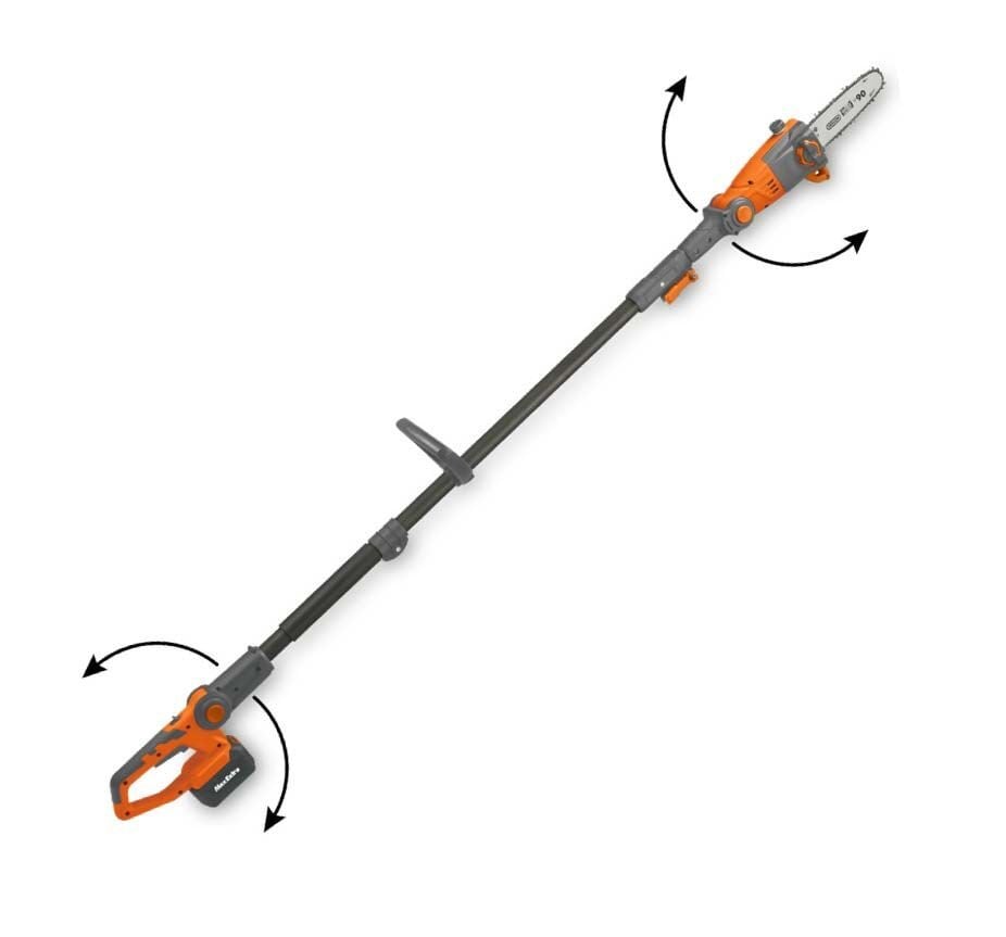 MAX EXTRA MX8009 - 20 Volt 4 Amper Akülü 275cm Teleskopik Dal Budama Testeresi