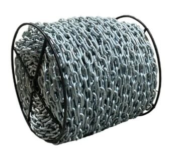 İBTAŞ Makaralı Galvanizli Zincir 25 KG 8mm - (25 KG - 30 Metre)