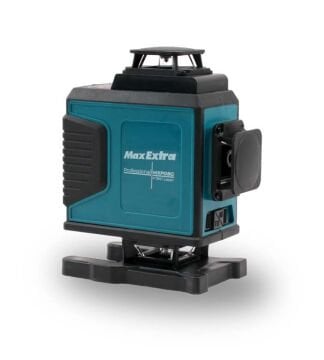 MAX EXTRA MXP08G - 20 Metre 360 Derece Yeşil Lazer Hizalama Distomat Şakül 2 Yatay 2 Dikey