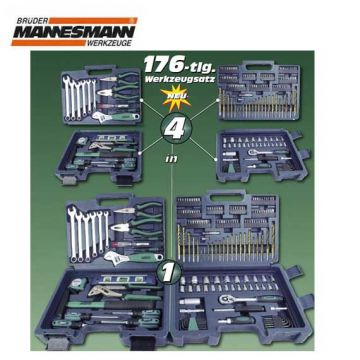 MANNESMANN MAN 29086 Profesyonel Alet Çantası 176 Parça