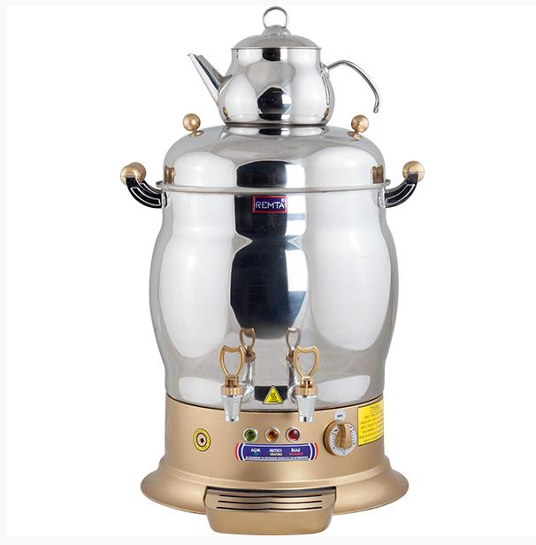 Remta R 30 Maksi Çift Demlikli Çay Makinası 16 Litre (GOLD)