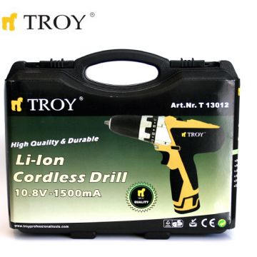 TROY T 13012 Akülü Vidalama Li- Ion 10.8 Volt