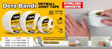 SGS2562 - Derz Bandı 100mm x 90 Metre - 70 Gram