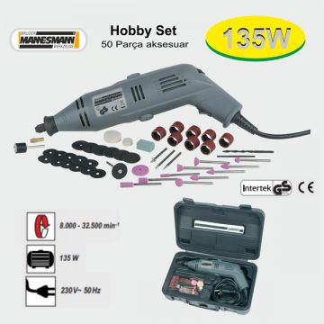 MANNESMANN MAN 92568 Hobi Set Aksesuar Kiti 200 Parça