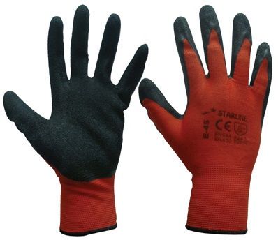 STARLİNE E-45 Tırtırlı Lateks Eldiven (240 Çift)