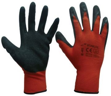 STARLİNE E-45 Tırtırlı Lateks Eldiven (240 Çift)