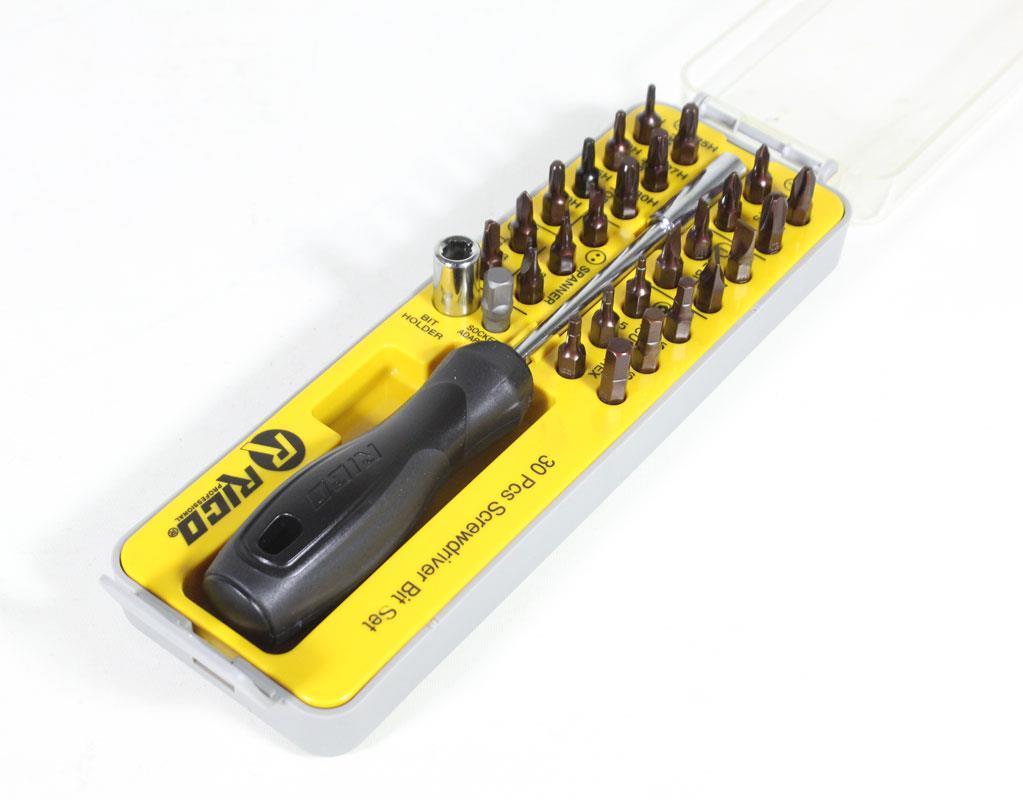 Rico 30 PC Şeffaf Bits Set Deliksiz (005-RC2321)