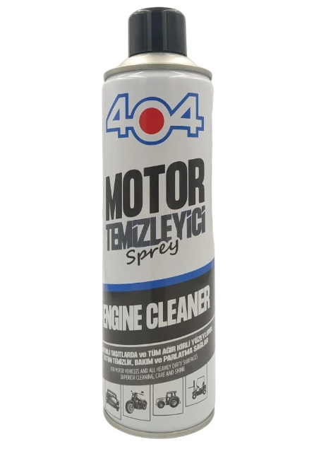 404 Susuz Motor Temizleme Spreyi 500 ML (Engine Cleaner)