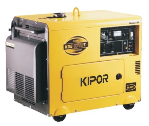 Kıpor KDE6700T Dizel Jeneratör Akülü (230 Volt - 5 kvA)