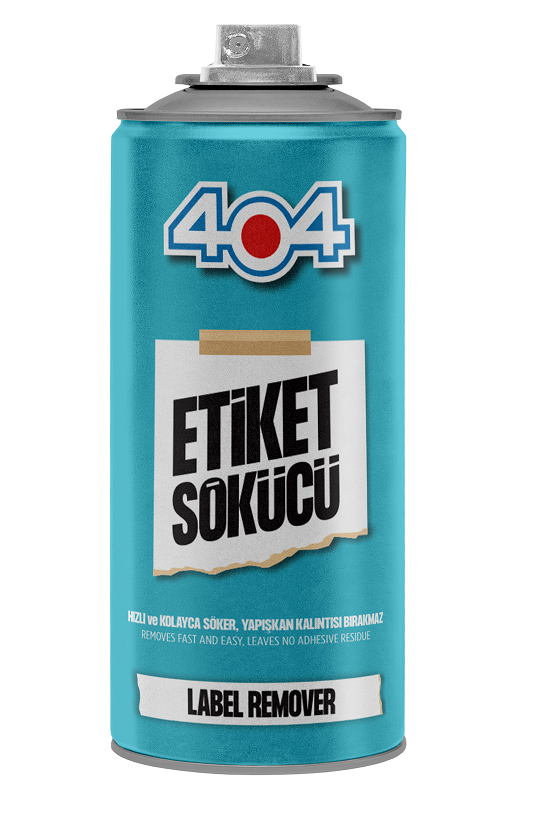 404 Yapışkan Temizleyici Etiket Sticker Sökücü Sprey 200 ML