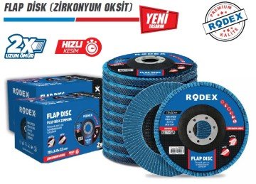 RODEX Zirkonyumlu Mavi Flap Disk