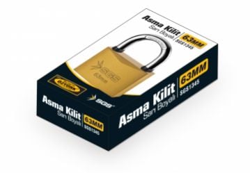 SGS Asma Kilit Sarı Boyalı