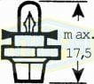 TRİFA Halojen Ampul Dipsiz 12 Volt 1,5 Watt Duylu Golf Passat (10 Adet)
