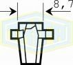 TRİFA Halojen Ampul Dipsiz 12 Volt 1,2 Watt Duylu B 8,7D (10 Adet)
