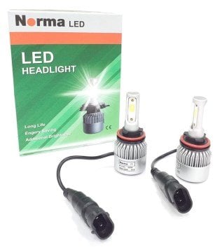 NORMA 9V-32V H11 XENON LED FAR AMPUL SETI 6000K 8000 LUMEN COB LED