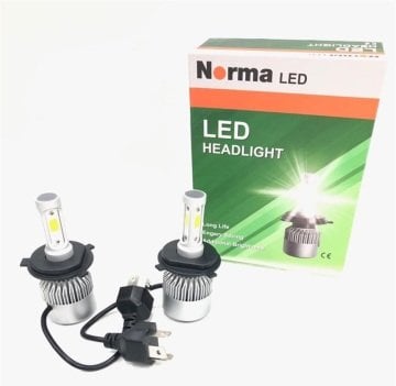 NORMA 12V H4 XENON LED FAR AMPUL SETI 6000K 6000 LUMEN COB LED