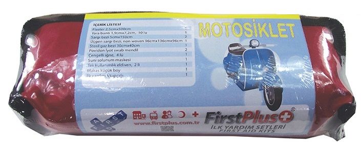 FİRSTPLUS Motosiklet İlk Yardım Seti (Extra İçerik)