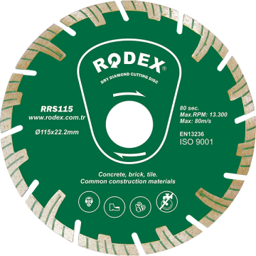 RODEX  Elmas Testere (Cam,Mermer,Fayans,Seramik)