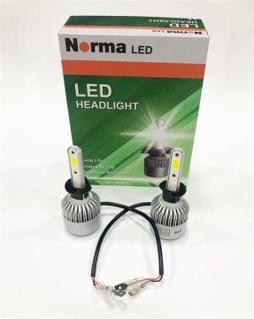 NORMA 24V H1 XENON LED FAR AMPUL SETI 6000K 8000 LUMEN COB LED