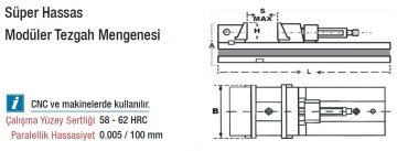 DW Süper Hassas Modüller Tezgah Mengenesi