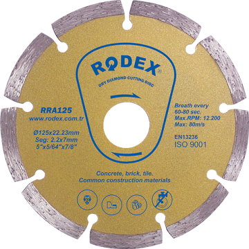 RODEX Soketli Elmas Testere (Beton, Mermer, Tuğla, Kiremit)