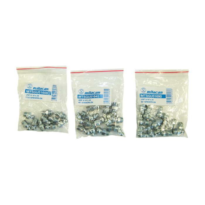 UNF Diş Gresörlükler UNF 5/16''x24 Düz ( 10 ADET )