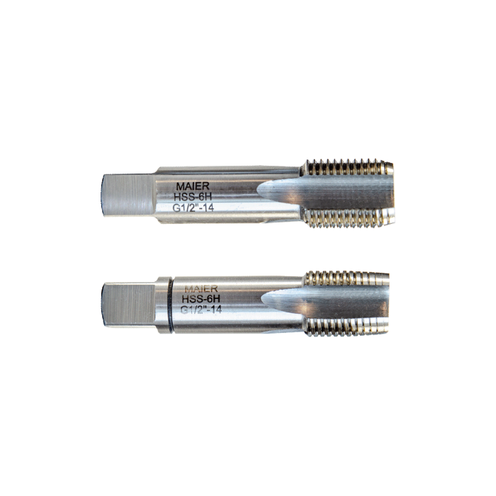 DIN5157 Düz Kanal 2 Parçalı Takım -Gaz Diş-HSS Makine Kılavuzları G5/8'' x 14