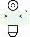 TRİFA Halojen Ampul 12 Volt SOFİT 3 Watt (10 Adet)