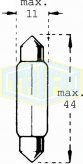 TRİFA Halojen Ampul 12 Volt SOFİT 10 Watt 11x44 Uzun (10 Adet)