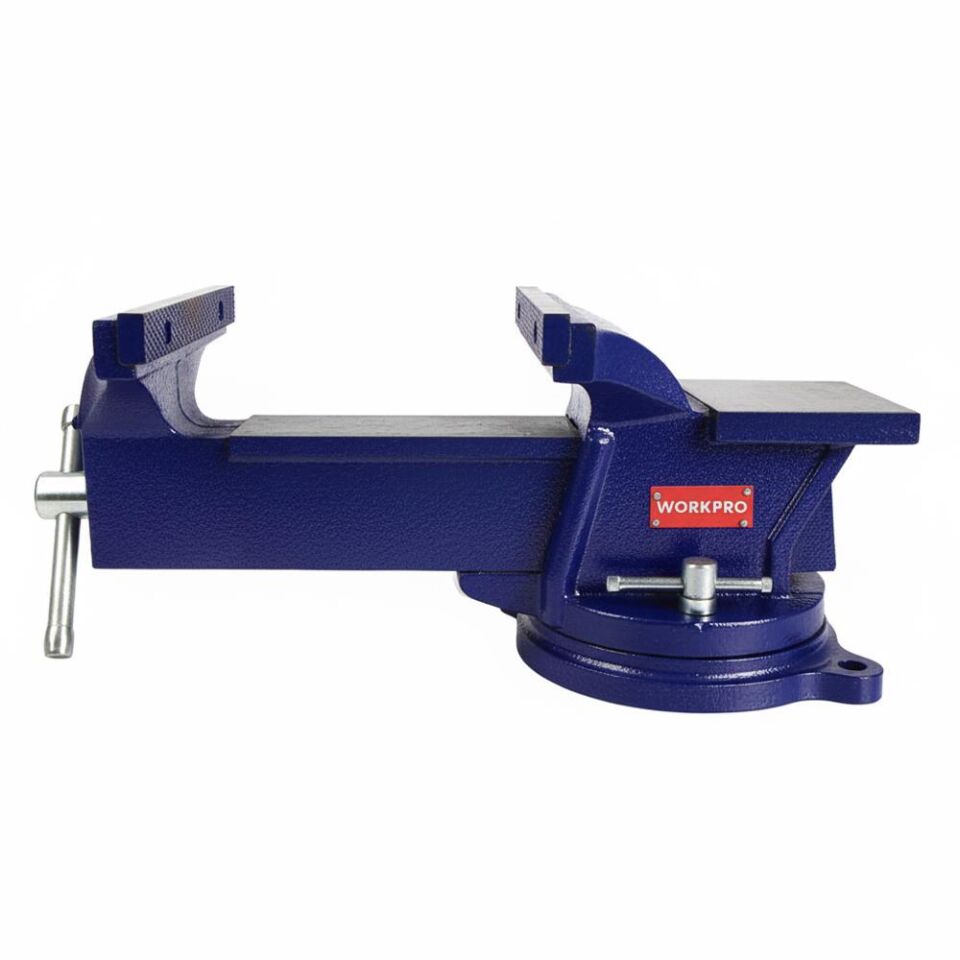 WORKPRO WP233005 100mm 360° Döner Tabanlı Örslü Profesyonel Tezgâh Mengene