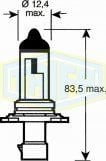 TRİFA HB4/A Halojen Ampul 12 Volt Civalı (10 Adet)