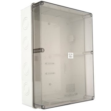 350x255x125 Termoplastik Polikarbonat Buat Şeffat Kapaklı - 1 ADET