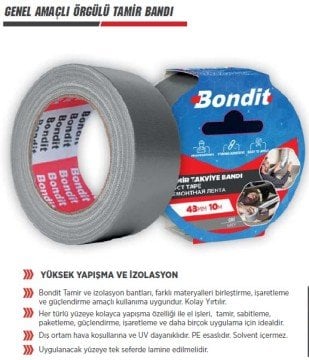 BONDİT Genel Amaçlı Örgülü Tamir Bantı