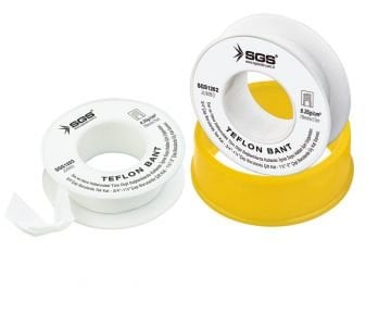 SGS1202 Teflon Bant Jumbo 19mm x 30 Metre - 0.35g / cm (25 ADET)