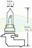 TRİFA HB3 Halojen Ampul 12 Volt Civalı (10 Adet)