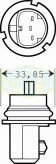 TRİFA HB5 Halojen Ampul 12 Volt Civalı (10 Adet)