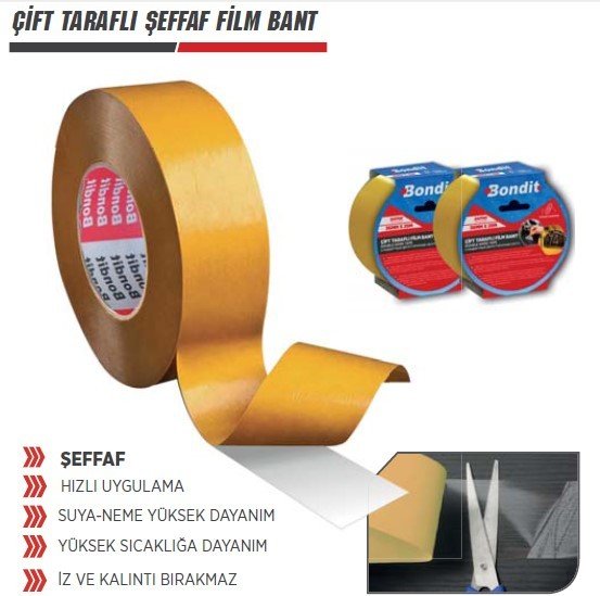 BONDİT Standart Çift Taraflı Film Bant