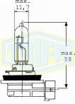 TRİFA H9 Halojen Ampul 12 Volt 65 Watt (10 Adet)