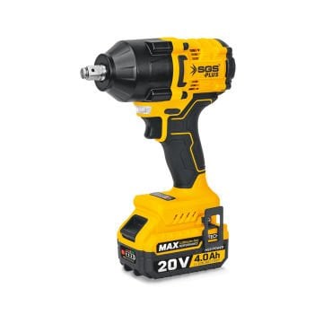SGS5503 - 1/2 - 20 Volt 4 Amper 650 Nm Tork Akülü Darbeli Somun Sıkma Sökme Makina Seti Tek Akülü
