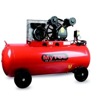 MY TOL - 180 Litre - 8 Bar - 3 HP V Kafa Yağlı Hava Kompresörü 220 Volt (V-0.25/8-200)