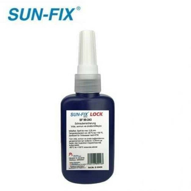 SUNFIX 52435 Civata Sabitleyici 50 ML  (LOCK SF 99-243)