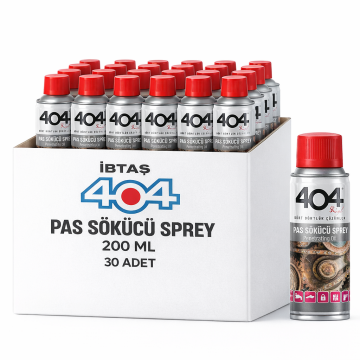 404 Pas Sökücü Sprey 200 ML - 30 Adet - Koli Fiyatı