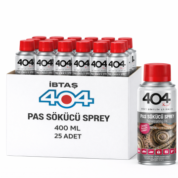 404 Pas Sökücü Sprey 400 ML - (25 Adet - Koli Fiyatı)