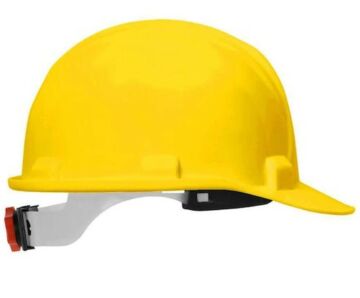 ESSAFE GE1537 İşçi Sarı Ayarlı Mekanizmalı Vidalı Baret