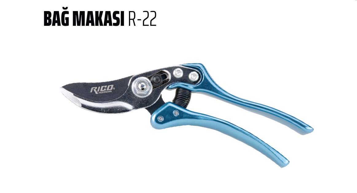 RİCO R-22 BAĞ MAKASI 9'' (025-RC4481)