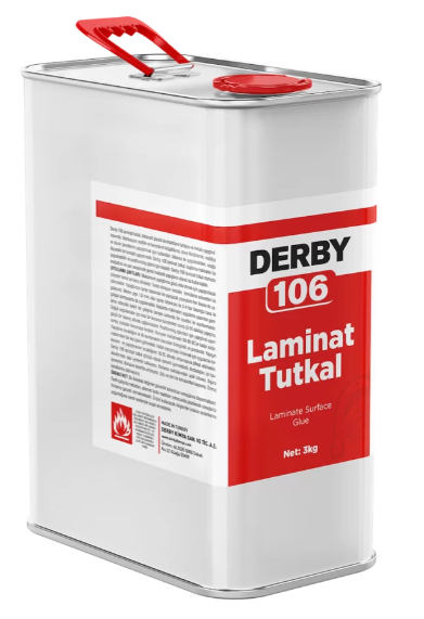 DERBY 106 Laminant Tutkal 3 KG - MDF Ahşap Yapıştırıcı