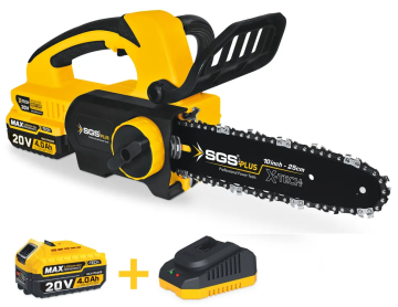 SGS5320 - 20 Volt Akülü Ağaç Kesme Budama Testere Makina Seti 25 cm Pala