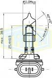 TRİFA H27 Halojen Ampul 12 Volt 37,5 Watt (886) (10 Adet)